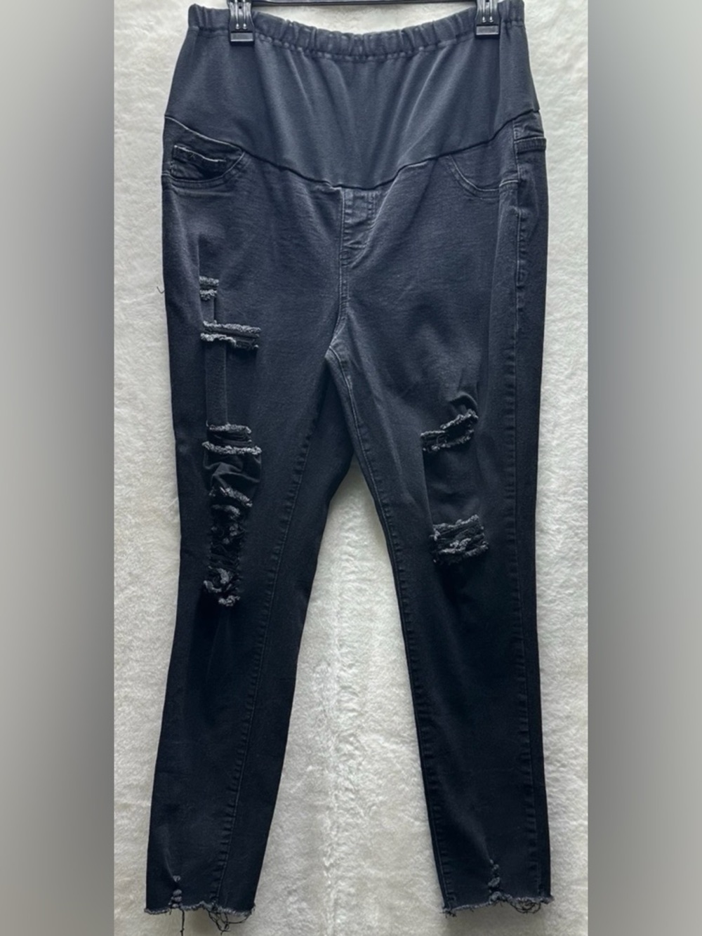Black Womens Maternity Pants Size XXL
